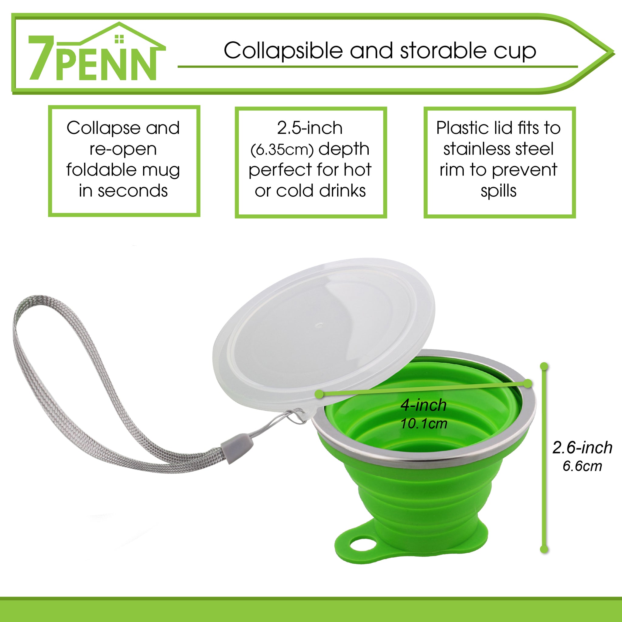 ECO COLLAPSIBLE CAMP CUP –