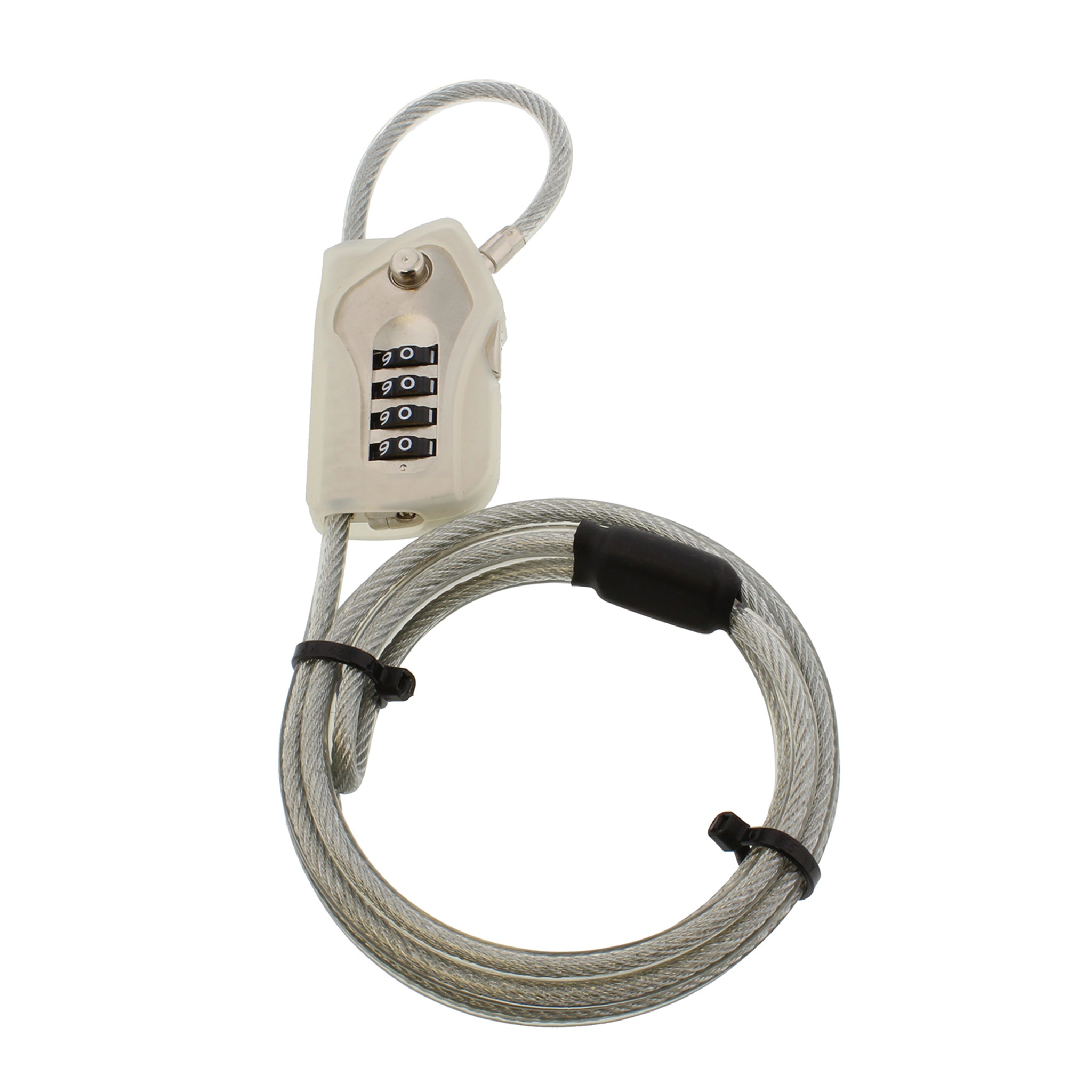Cable Lock Tumbler Combination Adjustable 6.5' Ft Long Cord Combo Lock – 7  Penn